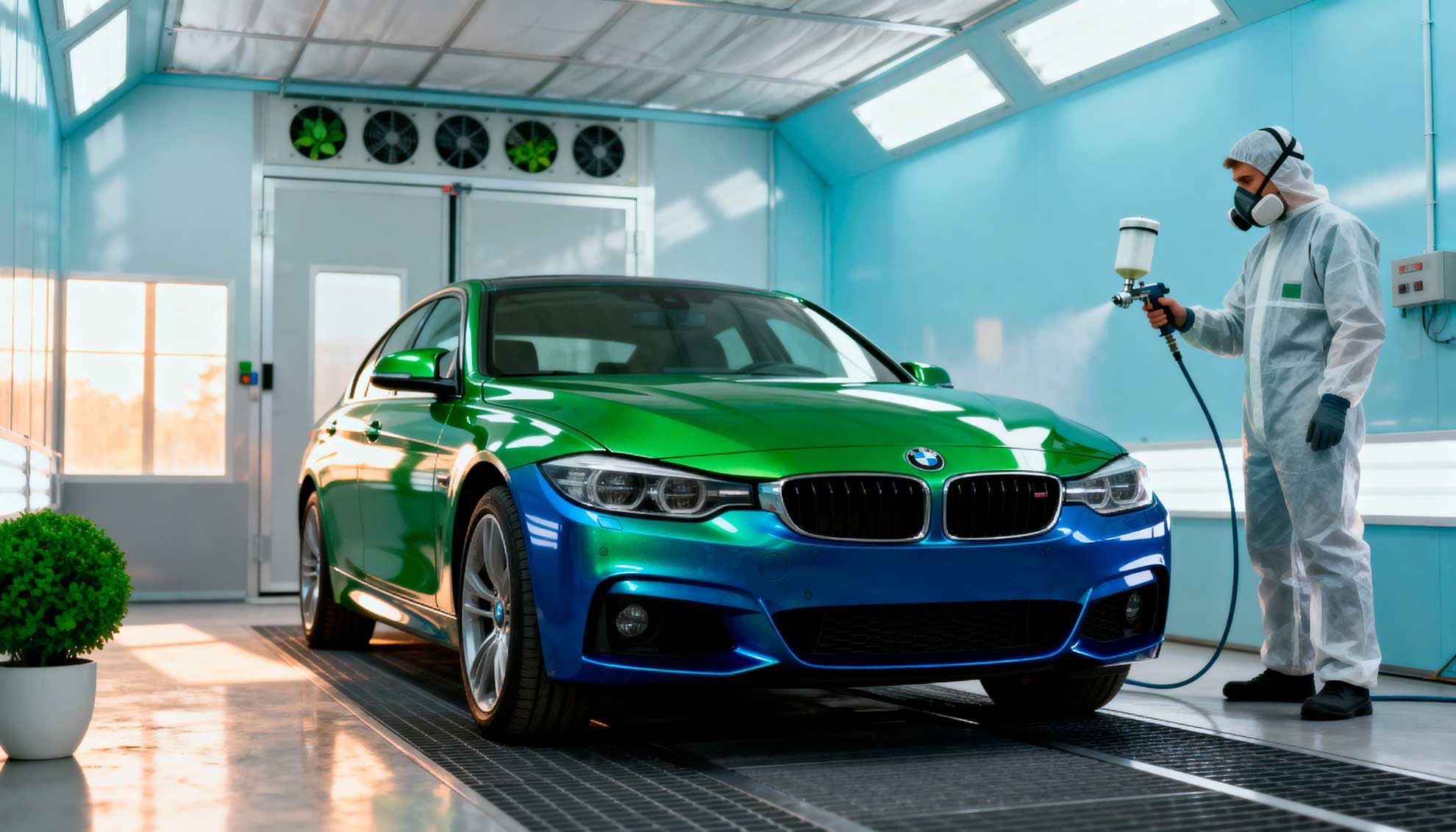Pintura al agua: la opción ecológica que protege tu coche y el medio ambiente