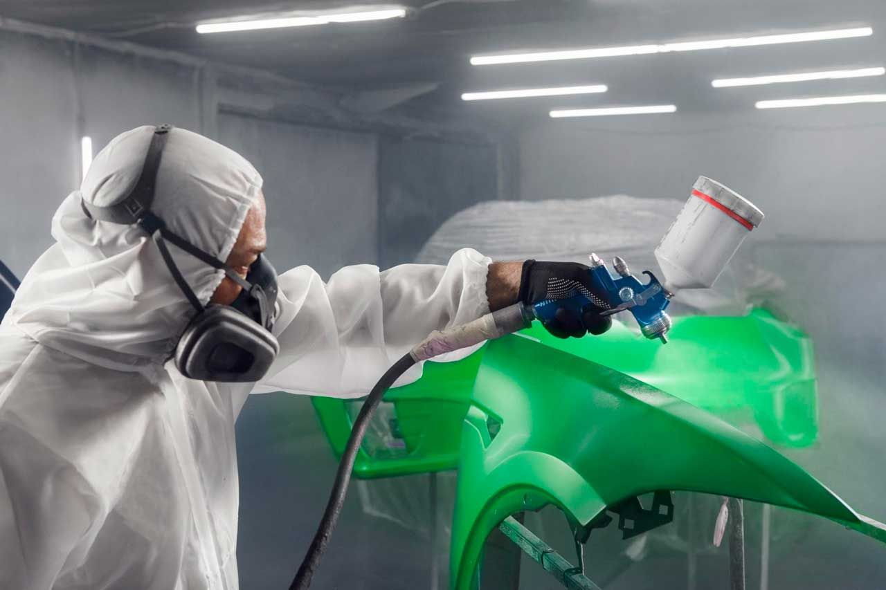 Detalle, sostenibilidad y protección del vehículo pintura ecológica